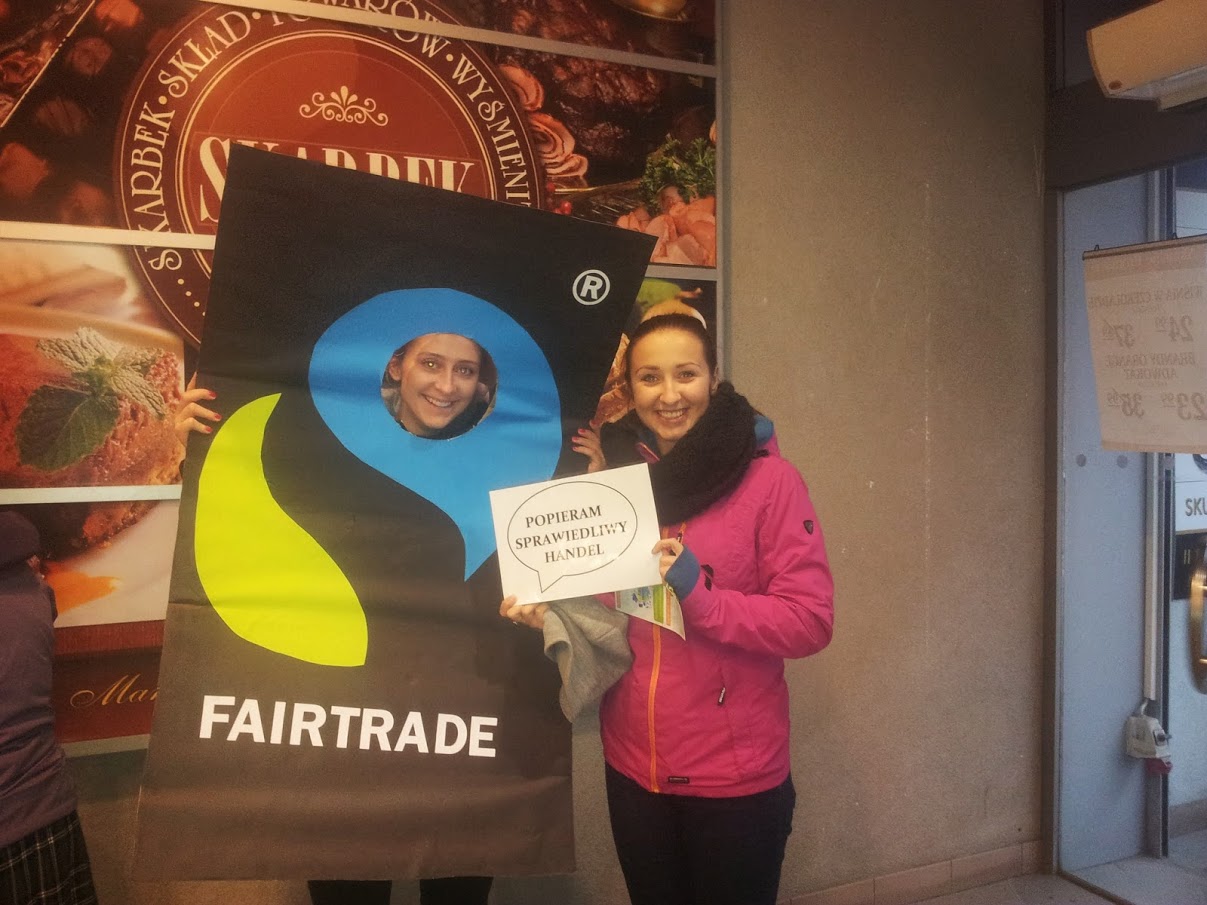 Photo taken by students from Zespół Szkół Handlowych in Katowice during Fair Trade 2014 event.